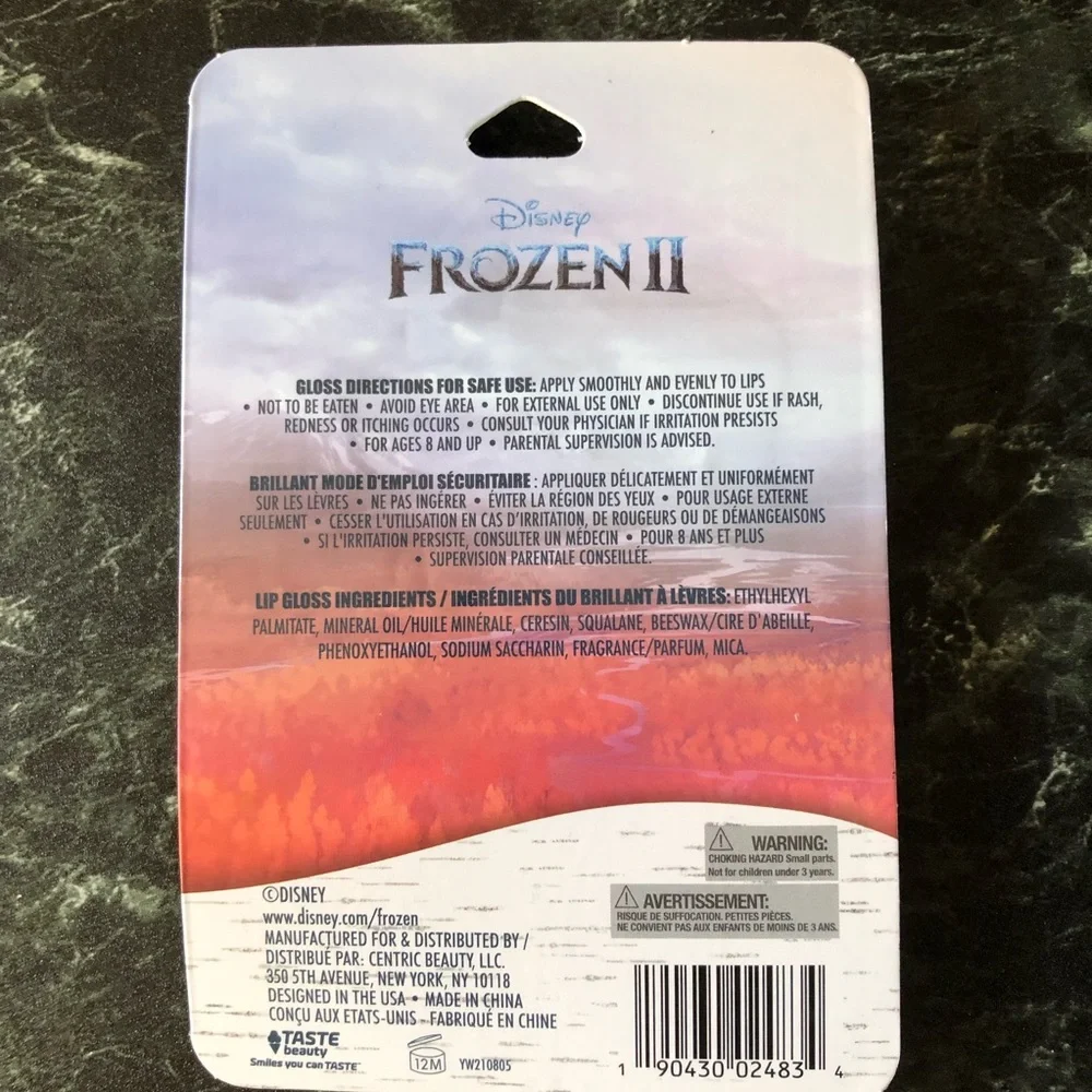 Set of 3 Disney Frozen 2: 0.10 oz Snowberry Flavored Lip Gloss - Picture 4 of 11